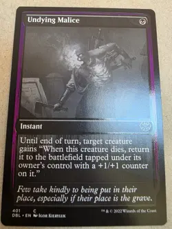 Undying Malice - Innistrad: Double Feature 401 Regular - Mtg - Image 1