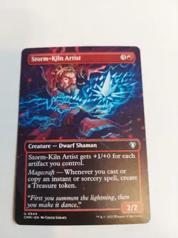 Storm-Kiln Artist (Borderless) Commander Masters Regular - Image 1