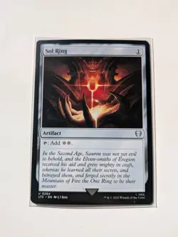 MTG - Sol Ring - Commander: Lord of The Rings NM/M Condition - Image 1