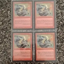 Magic The Gathering Final Fortune x4 Instant Red D. Alexander Gregory - Image 1
