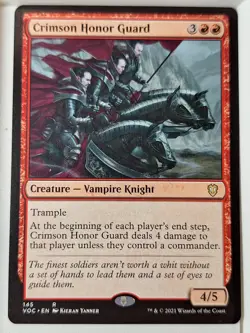 Crimson Honor Guard -Commander Innistrad: Crimson Vow - Magic the Gathering MTG - Image 1