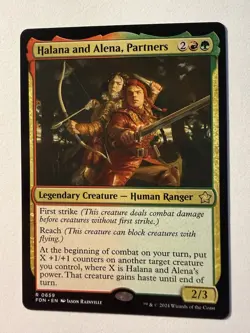 Halana and Alena, Partners 0659 | MTG | Foundations | Rare | NM - Image 1