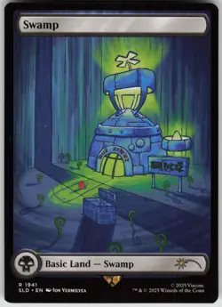 MTG Swamp () Normal NM Secret Lair Drop Series Magic 1941 - Image 1