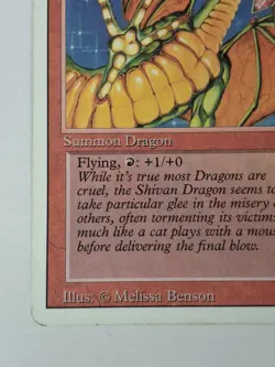MTG, Shivan Dragon LP Revised Edition Regular Free Ship! BB - Image 5