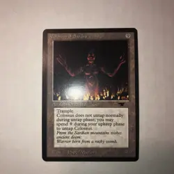Magic The Gathering Antiquities COLOSSUS OF SARDIA Rare Never Played MTG - Image 2