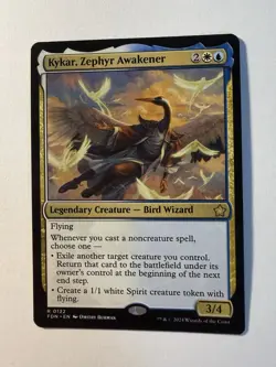 x1 Kykar, Zephyr Awakener FDN Foundations MTG 122 RARE M/NM 1x - Image 1