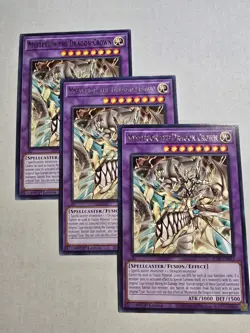 3x Mysterion the Dragon Crown 1st Edition Rare JUSH-EN013 Yu-Gi-Oh! - Image 1