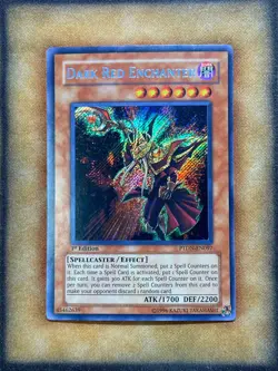 Yugioh Dark Red Enchanter PTDN-EN097 Secret Rare 1st Ed VLP - Image 1
