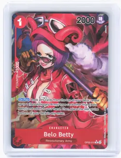2023 One Piece—Belo Betty #OP05-015 Awakening of the New Era—Rare Foil [Alt Art] - Image 1