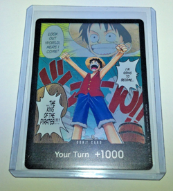 • Monkey.D.Luffy • DON!! Alt Art Manga Foil Romance Dawn One Piece TCG NM - Image 1