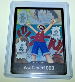 • Monkey.D.Luffy • DON!! Alt Art Manga Foil Romance Dawn One Piece TCG NM - Image 2