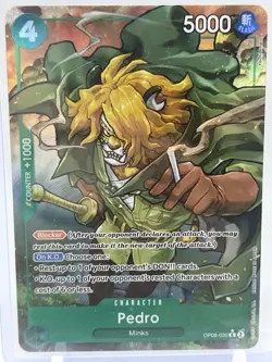 One Piece Two Legends Pedro OP08-030 Parallel Alternate Alt Art NM - Image 1