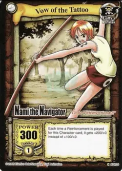 2005 One Piece The Quest Begins! - Nami, The Navigator- One Piece CCG - Image 1