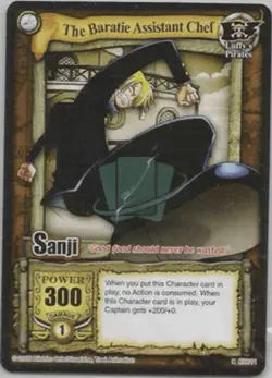 2005 One Piece The Quest Begins! - Sanji, The Baratie Chef - One Piece CCG - Image 1
