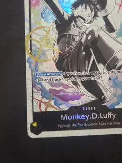 One Piece Starter Deck 29: Egghead Monkey D Luffy ST29-001 Parallel Alternate NM - Image 5