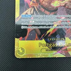 One Piece TCG Portgas D Ace SEC PRB-02 OP07-119 The Best Vol 2 English Secret - Image 3