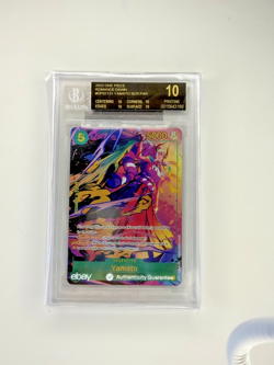 Yamato OP01-121, BGS 10 "BLACK LABEL" Romance Dawn 025, ALT ART, One Piece, EN - Image 1