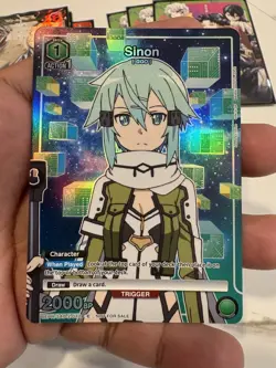 Union Arena Sinon Sword Art Online Rare Battle Promo Card Event Pack Vol 7 - Image 1