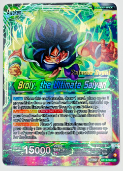 Broly the Ultimate Saiyan RELEASE EVENT Foil Dragon Ball Super Card Game | NM - Image 1