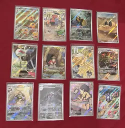 Pokemon Card Lot Of 12 IR NM - Image 1