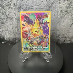 Pokemon Pikachu TCG Full Art Holo Card 160/159 SWSH Crown Zenith Secret Rare - Image 1