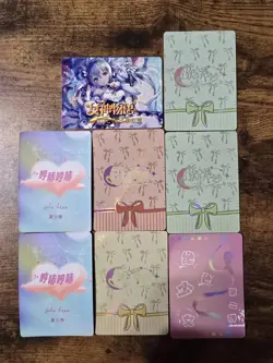 Goddess Story Rem and Ram Waifu Card Lot - Image 2