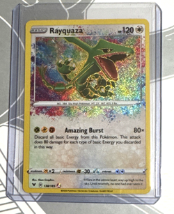 Pokemon Card TCG Rayquaza 138/185 Amazing Rare Vivid Voltage Sword Shield NM-MT - Image 1