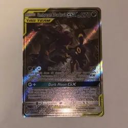 Pokemon Umbreon & Darkrai GX TAG TEAM Promo SM241 Holo SM Card - Image 1