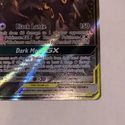 Pokemon Umbreon & Darkrai GX TAG TEAM Promo SM241 Holo SM Card - Image 5