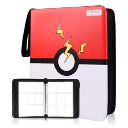 1800 card 9 Pocket Card Binder, Premium Zipper Trading Card Binder, Double Si... - Image 1
