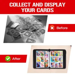 1800 card 9 Pocket Card Binder, Premium Zipper Trading Card Binder, Double Si... - Image 3