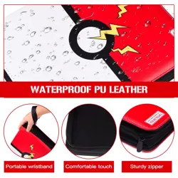 1800 card 9 Pocket Card Binder, Premium Zipper Trading Card Binder, Double Si... - Image 5