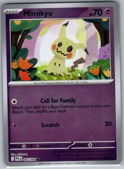 Mimikyu 042/094 Reverse Holo ME02: Phantasmal Flames - Pokemon Card - NM - Image 1