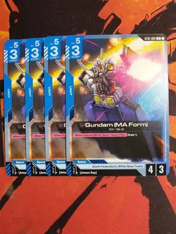 Gundam (MA Form) C ST01-002 Heroic Beginnings Gundam Card Game English Playset - Image 1