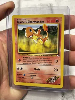BLAINE'S CHARMANDER - 61/132 - GYM HEROES - POKEMON CARD - NM/MT Vintage Vtg - Image 2