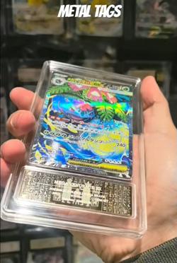 Pokemon Cards JPN.Metal Tags Mega Venusaur EX 076/063 SR PCG 10 (SAME AS PSA 10) - Image 2