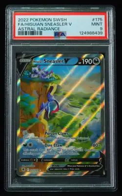 Hisuian Sneasler V 175 PSA Mint 9 Astral Radiance Pokemon Card - Image 1