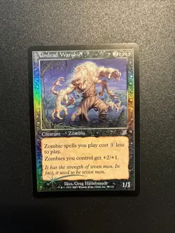 MTG FOIL UNDEAD WARCHIEF, SCOURGE, Magic The Gathering 78/143 - Image 1