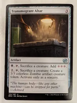 Transmogrant Altar - The Brothers' War Magic the Gathering MTG Nice! - Image 1