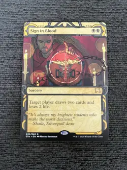 Magic The Gathering Sign In Blood Strixhaven #32 NM - Image 1
