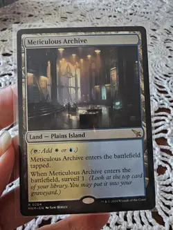 Magic The Gathering Mtg Meticulous Archive MKM #264 Rare Land Regular NM+ - Image 1