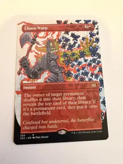 Magic: The Gathering Chaos Warp Double Masters 2022 Rare Red Instant 359 - Image 1