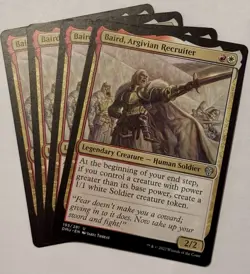 Baird, Argivian Recruiter (195) Dominaria United x4 4x DMU MTG Playset Magic - Image 1