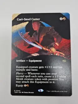 MTG: Tarkir: Dragonstorm - Cori-Steel Cutter (Borderless) - NM - Image 1