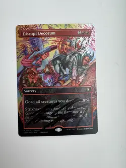 Disrupt Decorum Launch Party & Release Event Promos Foil - Signed - No Tracking - Image 1