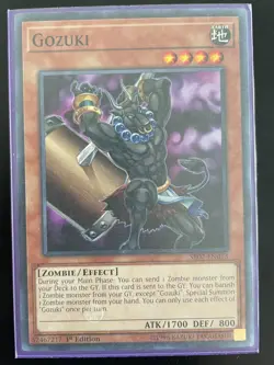 Yu-Gi-Oh! TCG Gozuki SR07-EN013 1st Edition (Near Mint) - Image 1