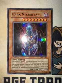 Dark Necrofear - LON-E065 - Ultra Rare - 1st Edition - Yugioh LP - Image 2
