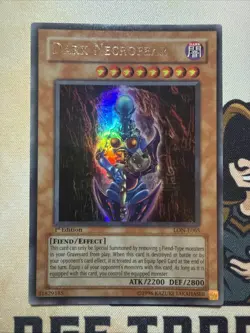 Dark Necrofear - LON-E065 - Ultra Rare - 1st Edition - Yugioh LP - Image 3