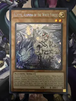 Yugioh Elzette, Azamina Of The White Forest SUDA-EN008 Secret Rare 1st Ed NM - Image 1