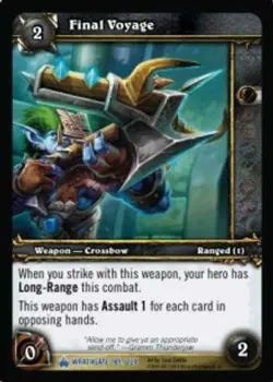 Final Voyage - Wrathgate - World of Warcraft TCG - Image 1